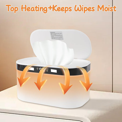 TYJ 5 Baby Wipe Warmer, Wet Wipe Warmer Modes of Temperature Heating Control Dual Heat for Baby's Comfort Large