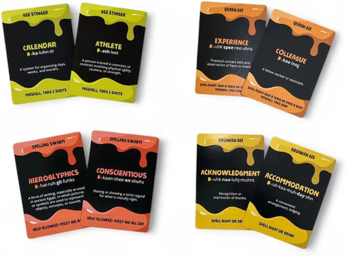 Hilarious Spelling Drinking Game for Adults - Funny Party Games for Game Night - Gifts for Women & Men - Party