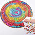 Bible Verses Christian Gifts Round Wooden Puzzles, 150 Pieces Jigsaw Educational Toys for Home Decor