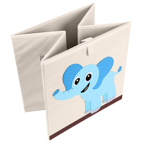 CLCROBD Foldable Animal Cube Storage Bins, Fabric Toy Box/Chest/Organizer for Kids Nursery, 13 inch (Butterfly)