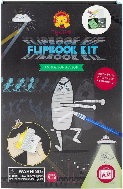 Flip Book Kit - Animation Action Guide Book for Kids & Tweens Ages 8+