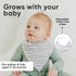 Copper Pearl 4 Pack Soft Cotton Baby Bibs for Drooling and Teething, Adjustable for Newborns to Toddlers (Alta Set)