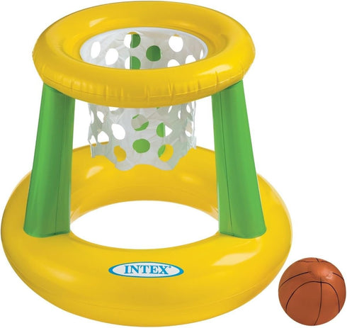 Intex Floating Hoops 3, Inflatable Pool Hoop & Basketball