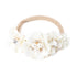 cherrboll 3pcs Baby Girl Headbands - Super Soft & Stretchy Nylon Floral Hairbands for Newborn Toddler