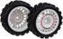 1/10 RC Rally Car Wheels Rims & Rubber Tires 12mm Hex Drive Hub for Tamiya TT-01 TT-02