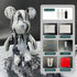SOUFEEL DIY Fluid Bear Painting Kit, Teddy Bear Creative Home Decoration Handmade Doll for Birthday Gift