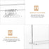 NUOBESTY Doll Dress Rack, Miniature Clothing Display Rack for Doll House Decoration Accessories - Silver