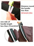 2Pcs/Pair Removable Zipper PU Leather Bumper Handlebar Sleeve Protect Case for Baby Stroller