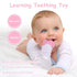2Pack Silicone Teething Mitt, Safe Infant Teething Mitten for Pain Relief & Prevent Scratches, 0-12 Months