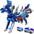 NIGVO Collision Transforming Dinosaur Car Toy 2 Cars Crash & Transform into Dinosaur