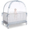 L RUNNZER Crib Tent, Crib Net to Keep Baby in, Breathable Pop Up Crib