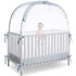 L RUNNZER Crib Tent, Crib Net to Keep Baby in, Breathable Pop Up Crib