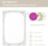 CaTaKu 28"x 52" Mini Crib Sheets Fitted for Girls Boys Cute Gooses Duck Baby Crib Sheets, Neutral Mattress Sheets