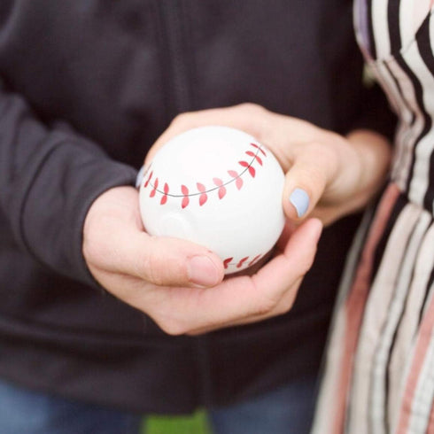 Winsharp Gender Reveal Baseball Set, 2 Balls - Pink and Blue Exploding Ball with Powder, Party Supplies