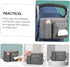 Mummy Kisangel Multi-functional Grey Stroller Diaper Bag Nappy Container Tissue Bottle Holder Portable Bag for Toys