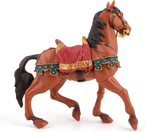 Papo Hand-Painted Figurine - Historical Caesar's Horse - 39805, Collectible for Children, Suitable for Boys and Girls