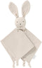 LAWKUL Baby Lovey Organic Cotton Muslin Soft Security Blankets, Comfy Lovie for Infant Boy Girls Unisex Bunny Khaki