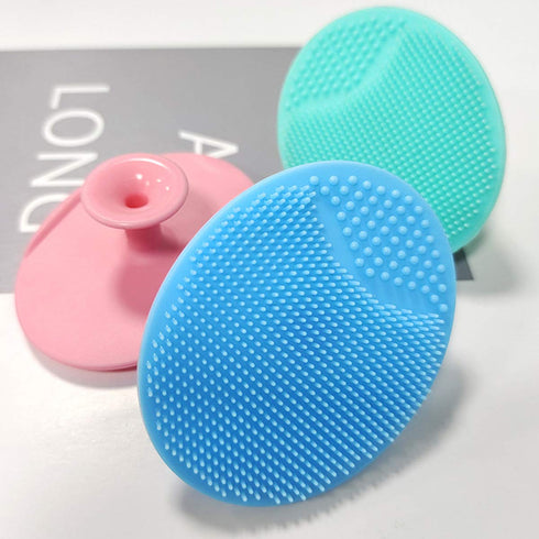 MR LION (Small-4PCS) Baby Bath Brush, Baby Cradle Cap Brush, Silicone Massage Brush, Silicone Scrubbers Exfoliator