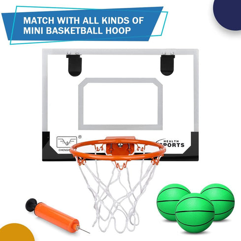 Dilabnba 7" Mini Rubber Replacement Basketballs for Hoop/Pool, Soft Beach Bouncy Ball Sports Party Game