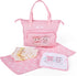 BABESIDE 5 Pcs Baby Doll Diaper Bag Set, Cute Cat Patterns Baby