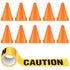 Frienda 11 Pcs Construction Birthday Party Decorations Set with Mini Traffic Cones
