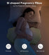 Memory Foam Pregnancy Pillows for Sleeping, Side Sleeper Maternity Pillow Support for Back Belly HIPS, Adjustable Wedge