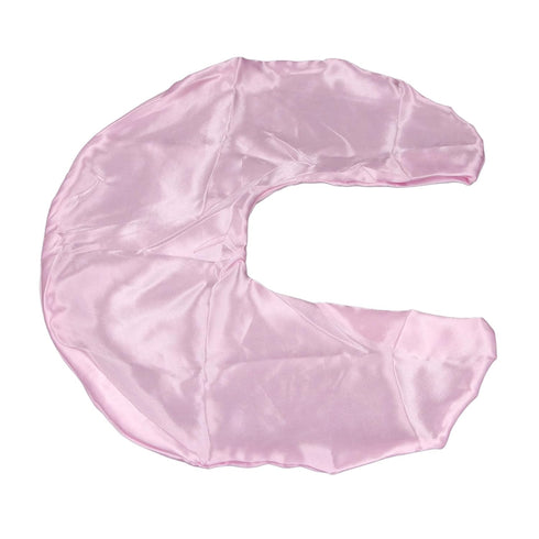 Kikumi Satin Nursing Pillow Cover, Washable Soft, Breathable, Skin Friendly, Nursing Pillow Cover for Feeding (Pink)