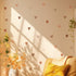 QUCHENG Removable Boho Wall Stickers, 6 Sheets Nursery Decals for Girls Bedroom, Cute Vinyl Murals Decor