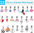 AIPRIDY Charm Bracelet Making Kit, Unicorn Mermaid Crafts Gifts Set for Girls 5-12 Years Old