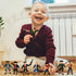 ArtCreativity Pirate Action Figures Playset, Set of 8 Plastic Pirates Figures in Assorted Poses, Toys for Kids