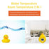 b&h Baby Thermometer, Infant Bath Floating Toy Safety Temperature Water Thermometer (Classic Duck)
