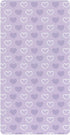 miaozhen Cotton Crib Sheets for Baby Boys Girls Comfy Breathable Abstract Art Heart