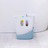 Ubbi Freestanding Bath Toy Organizer with Removable Drying Rack Bin for Toddlers, Cloudy Blue