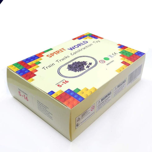 City Train Tracks Non-Powered, 24pcs Compatible Major Brands Building Block Toy Gifts