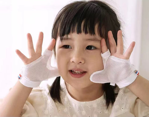 Thumb Sucking Stop Guard Gloves for Kids, Anti Thumb Sucking Finger Sucking Stop (M)