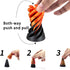 Impossible Cone Spiral Fidget Toy, 3D Printed Mini Cones Pass Through Pyramid Fidget Toy for Stress Relief