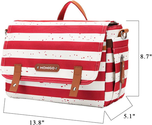 Baby Diaper Stroller Bag, Classic Stripes Diaper Caddy Tote for Baby Stroller
