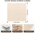 CottCare 4-Pack 45''x45'' Muslin Swaddle Blankets for Babies, Ultra Soft Breathable Receiving Blankets, Large Baby