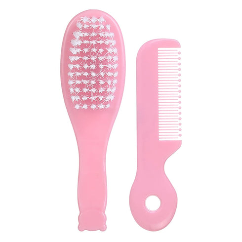 Vdaxvme Brush & Comb Set Children Hair Brush Soft Nylon Bristle Caps Hair