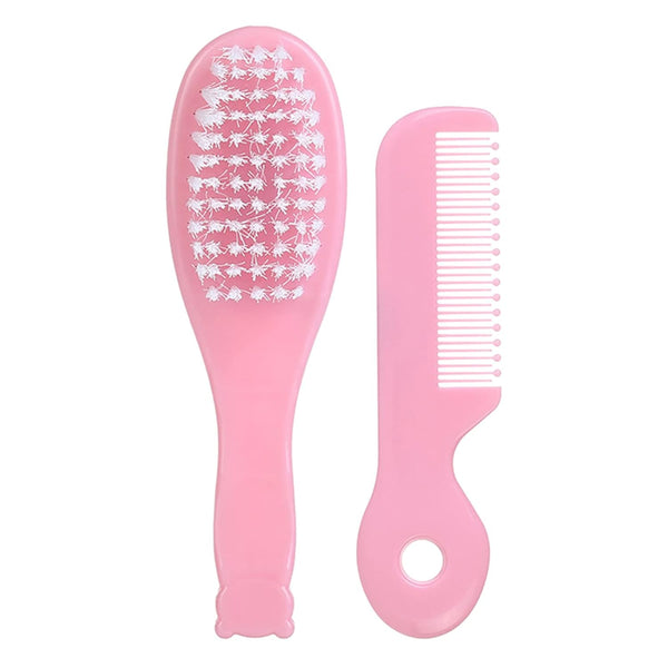 TNNOKL Soft Hair Brush & Comb Set Finest Bristles Baby Hair Brush Infant