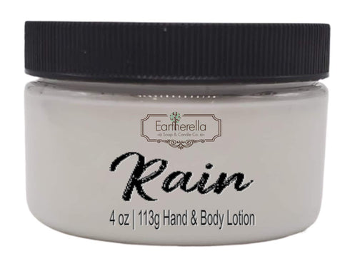 Eartherella Soap & Candle Co. RAIN Hand & Body Lotion Jar, 4 oz.