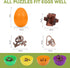 Mytothfy 24 Pack Easter Eggs Filled with Brain Teaser Puzzles, Easter Basket Stuffers for Kids Teens Adults, Easters