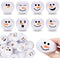 Zhanmai 32 Pcs Winter Snowmen Stress Balls Bulk Small Snowball Face Toys