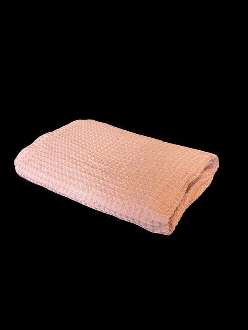 Soft & Cozy Baby Waffle Blanket - Nursery Blankets for Boys Girls, Lightweight Baby and Toddler Throw Blanket (Dusty