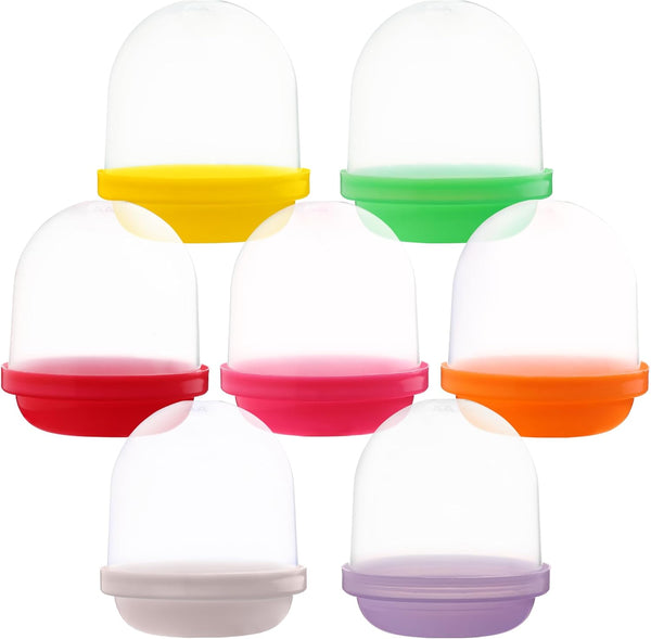 Capsule Vending Machine Translucent Acorn Capsules, Empty 50 pcs 1.1 inch for Gumball Machine Refill
