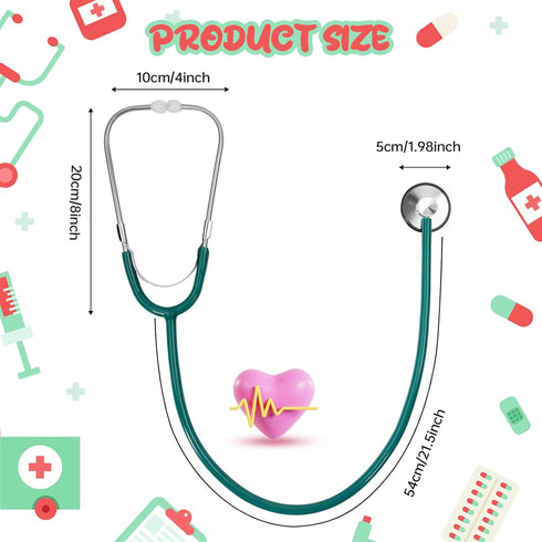 Kids Stethoscope, Real Working Nursing Stethoscope for Doctor Game Toy