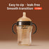 6+ 10oz/300mL Thyseed PPSU Weighted Straw Cup with Handles Toddlers Transition Bottles to Sippy Cups No Spill Learner