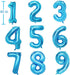 Tellpet Blue Number 1 Balloon, 40 Inch for Celebrations and Parties