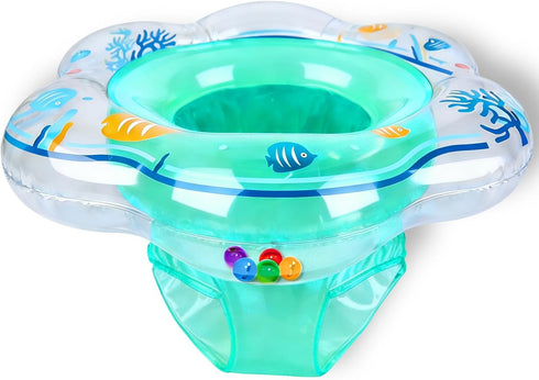 Baby Pool Float with Double Airbag Safety Seat for Toddler & Infant