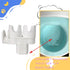 DMERHAC S2 Breast Pump Bottle & Hose Holder for Spectra New (Section)- Dual Bottle Organizer with Hose Wrap Arm